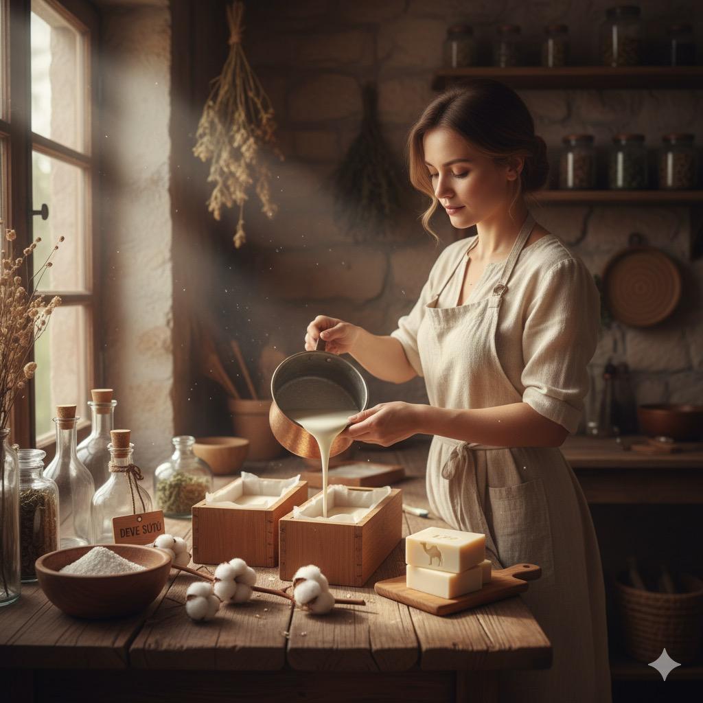 Deve Sütü Sabunu (Doğal Nemlendirici)